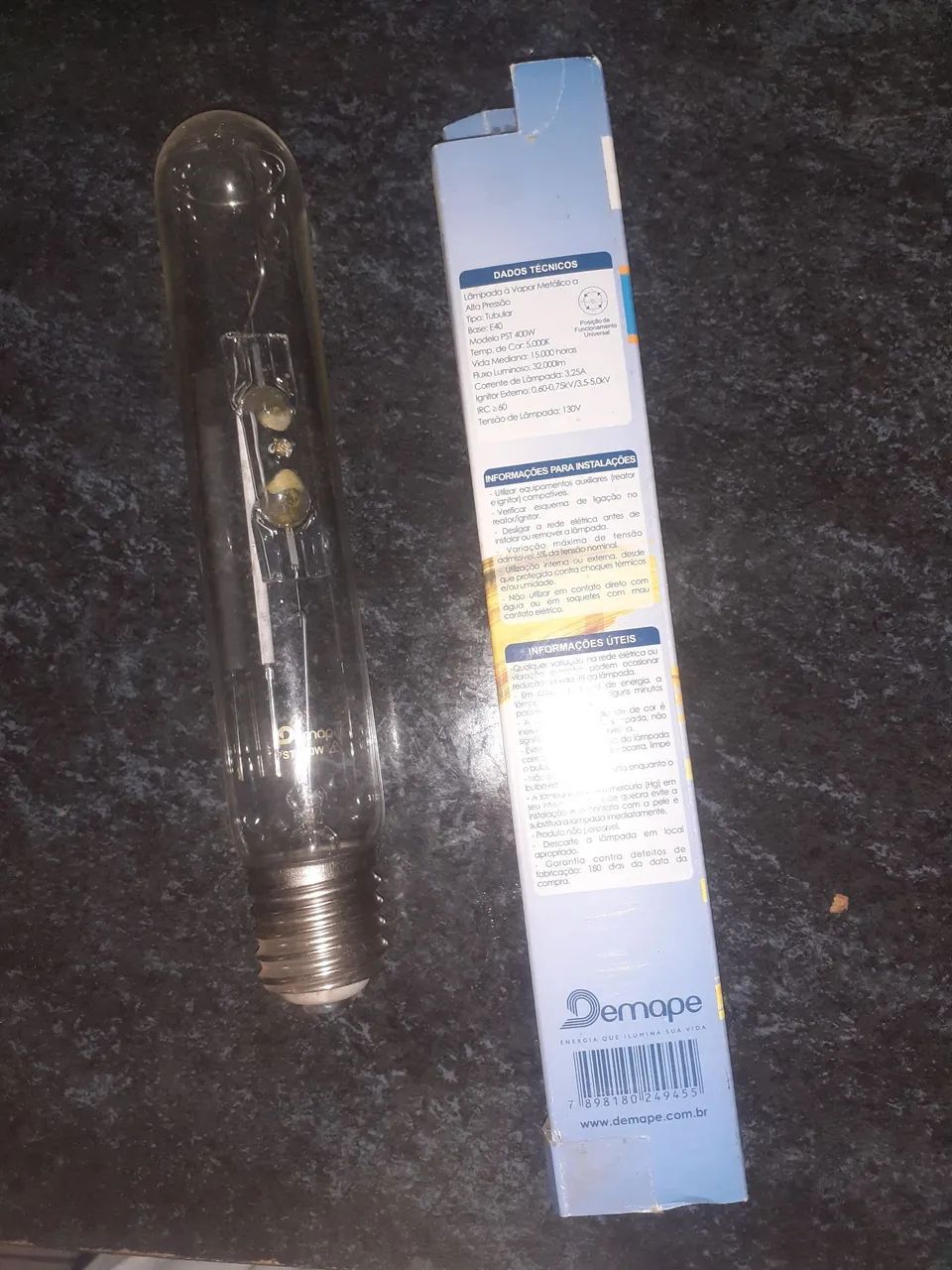 Lâmpada à Vapor Metallico 400W 5000 K - Foto 2