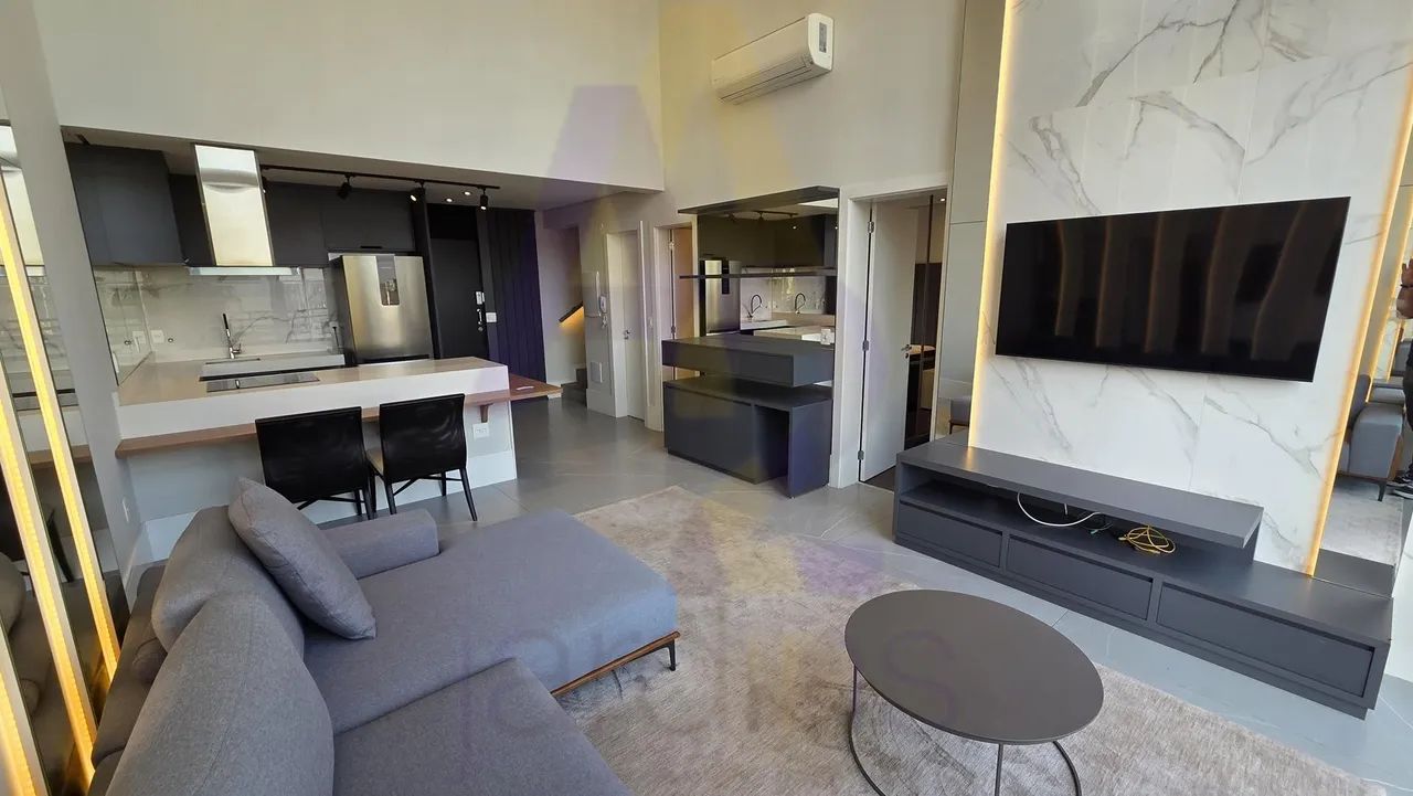 Apartamento duplex moderno com 2 suítes e 2 vagas totalmente equipado e decorado - Foto 3