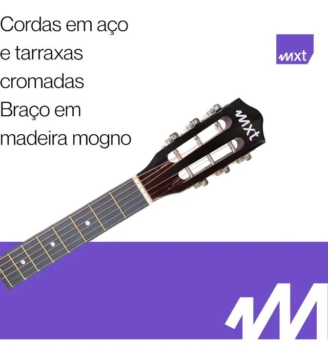 Violão Eletroacústico Mxt 39a - Foto 5