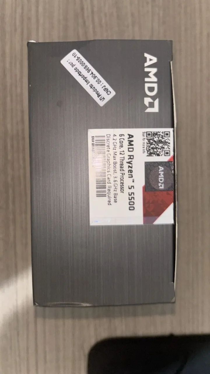 ryzen 5 5500 novo + coolerbox - Foto 2