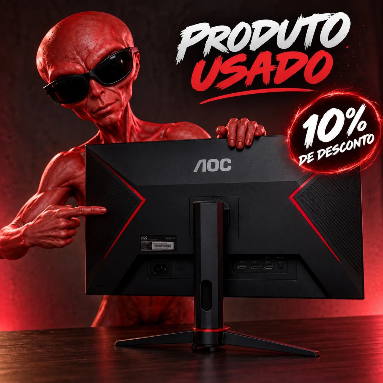 Monitor Aoc Hero 144hz(Envio OlxPay) - Foto 2