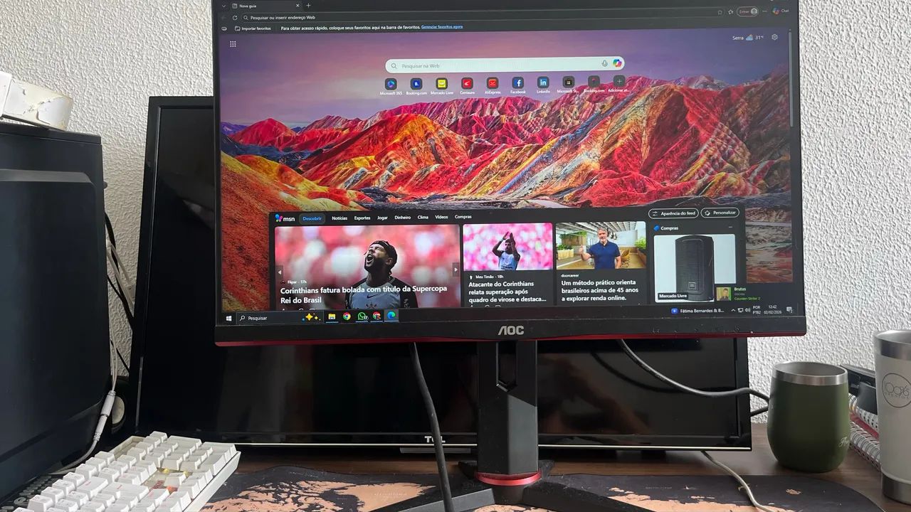 MONITOR GAMER AOC 24? 144hz 1ms amd Freesync - Foto 2
