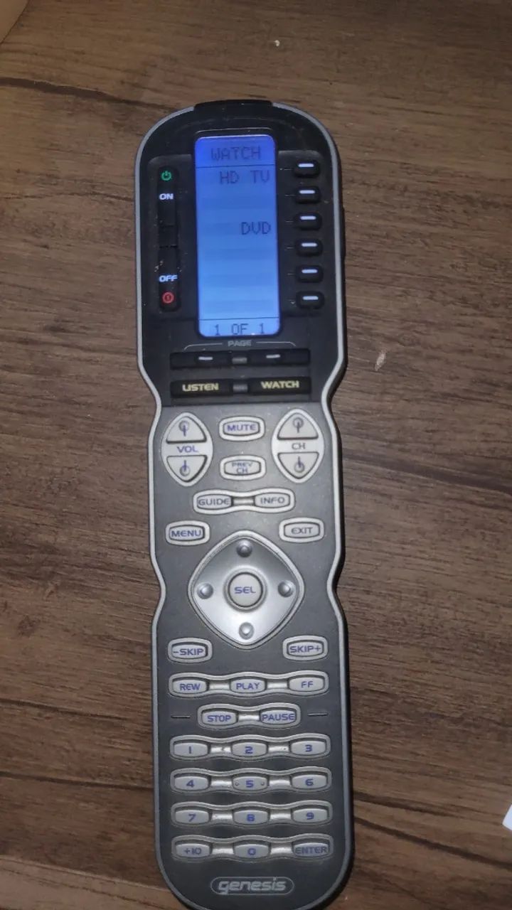 Controle remoto programavel multi equipamentos marca genesis