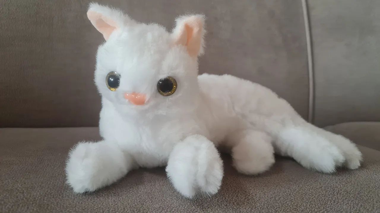 Pelúcia nova gato branco - Foto 2