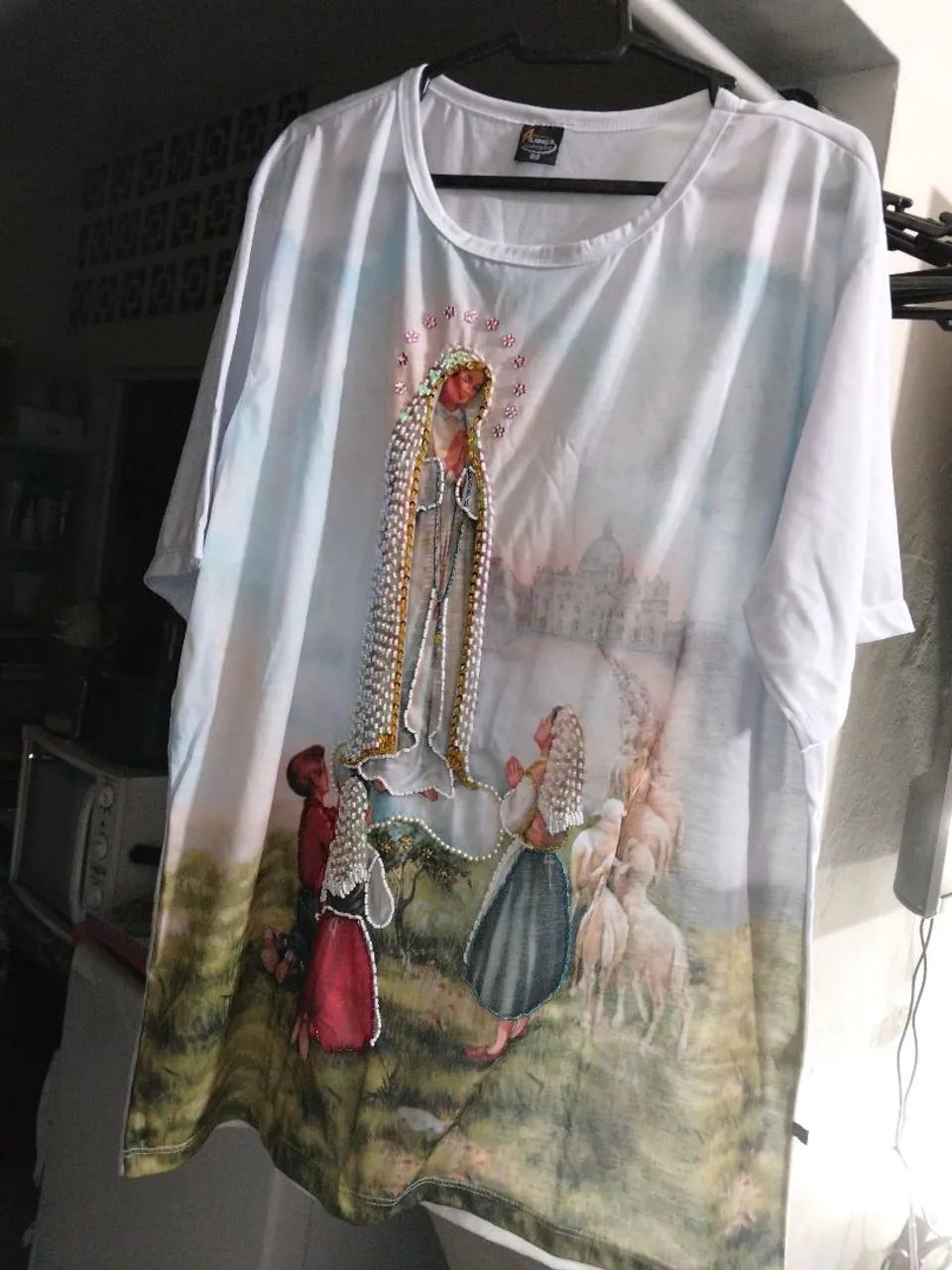 Blusa nossa senhora de Fátima - Foto 2