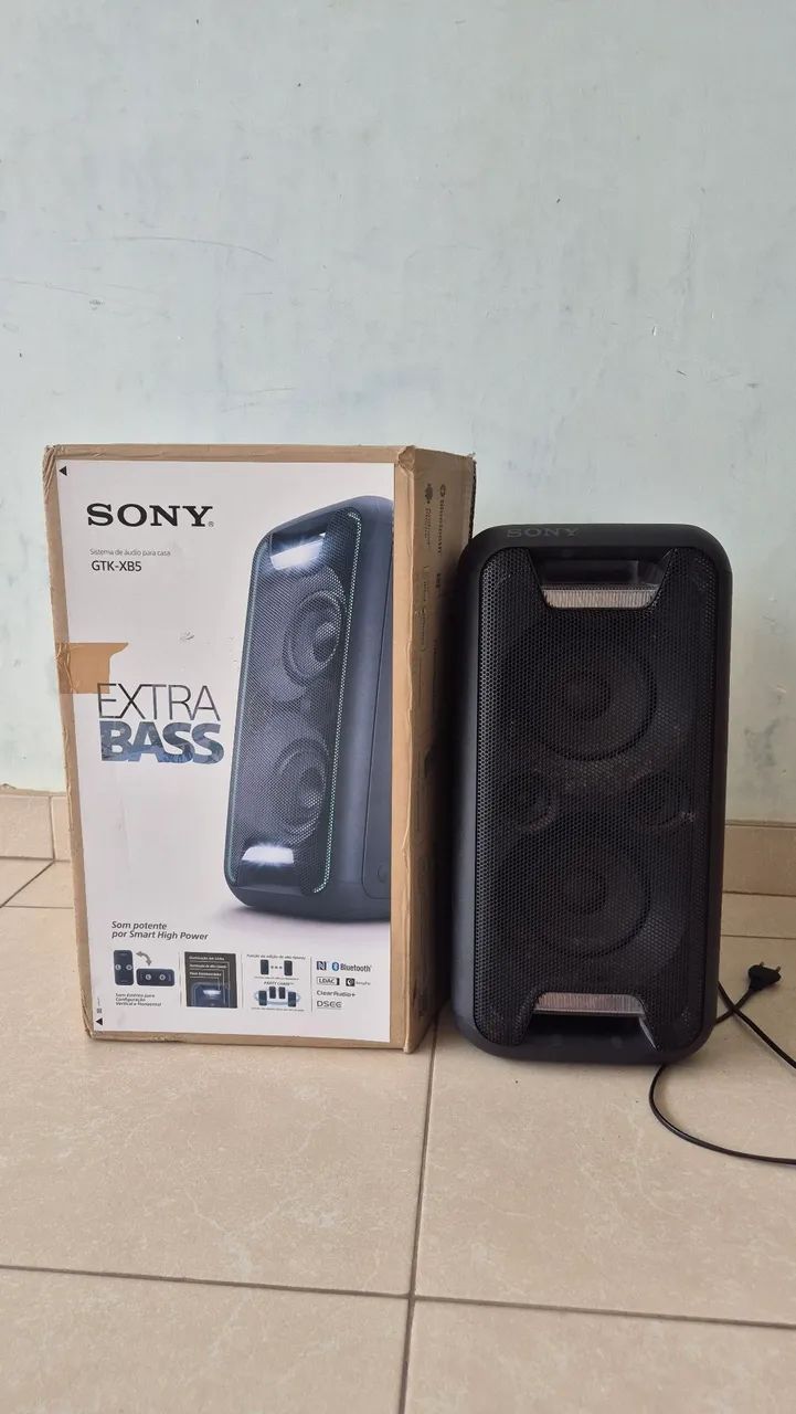 Caixa de som SONY GTK XB5 
