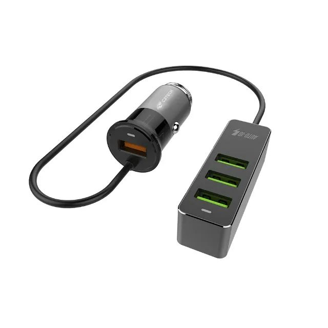 Carregador Veicular com 4 USB UCV-Q430BK C3Tech - Foto 2