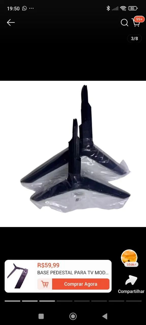 Base Pedestal para TV Samsung 