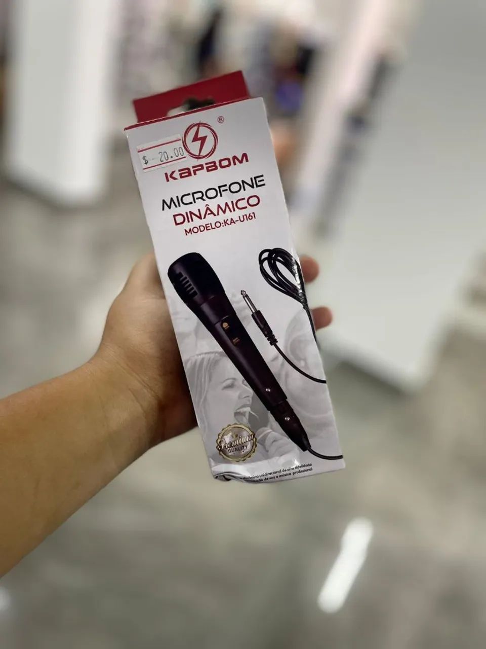 MICROFONE DINAMICO KA-U161