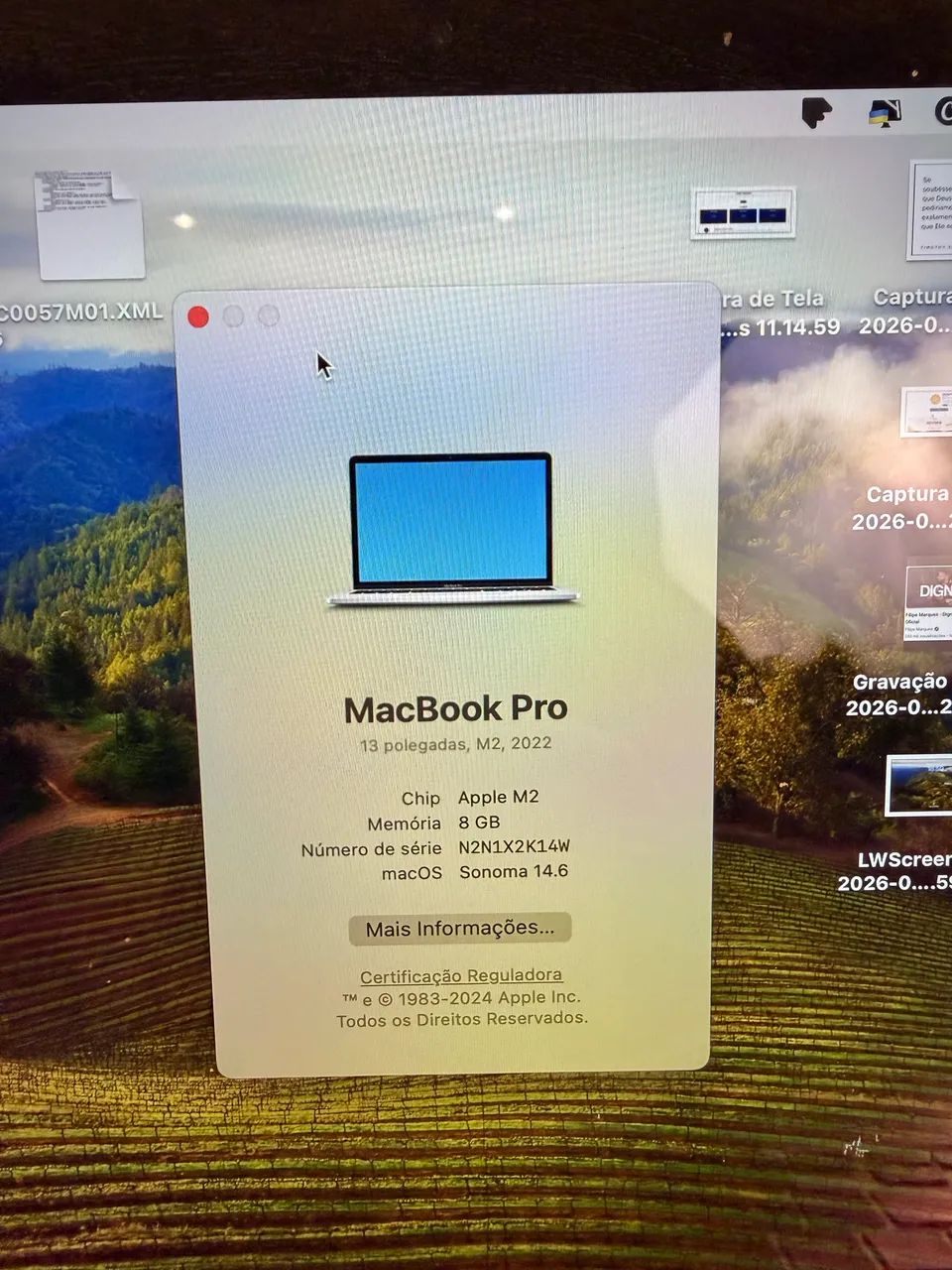 Mac book pro m2 8gb 512 - Foto 4