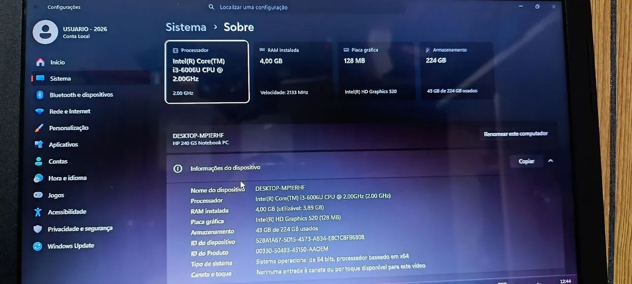 Notebook HP i3  - Foto 3
