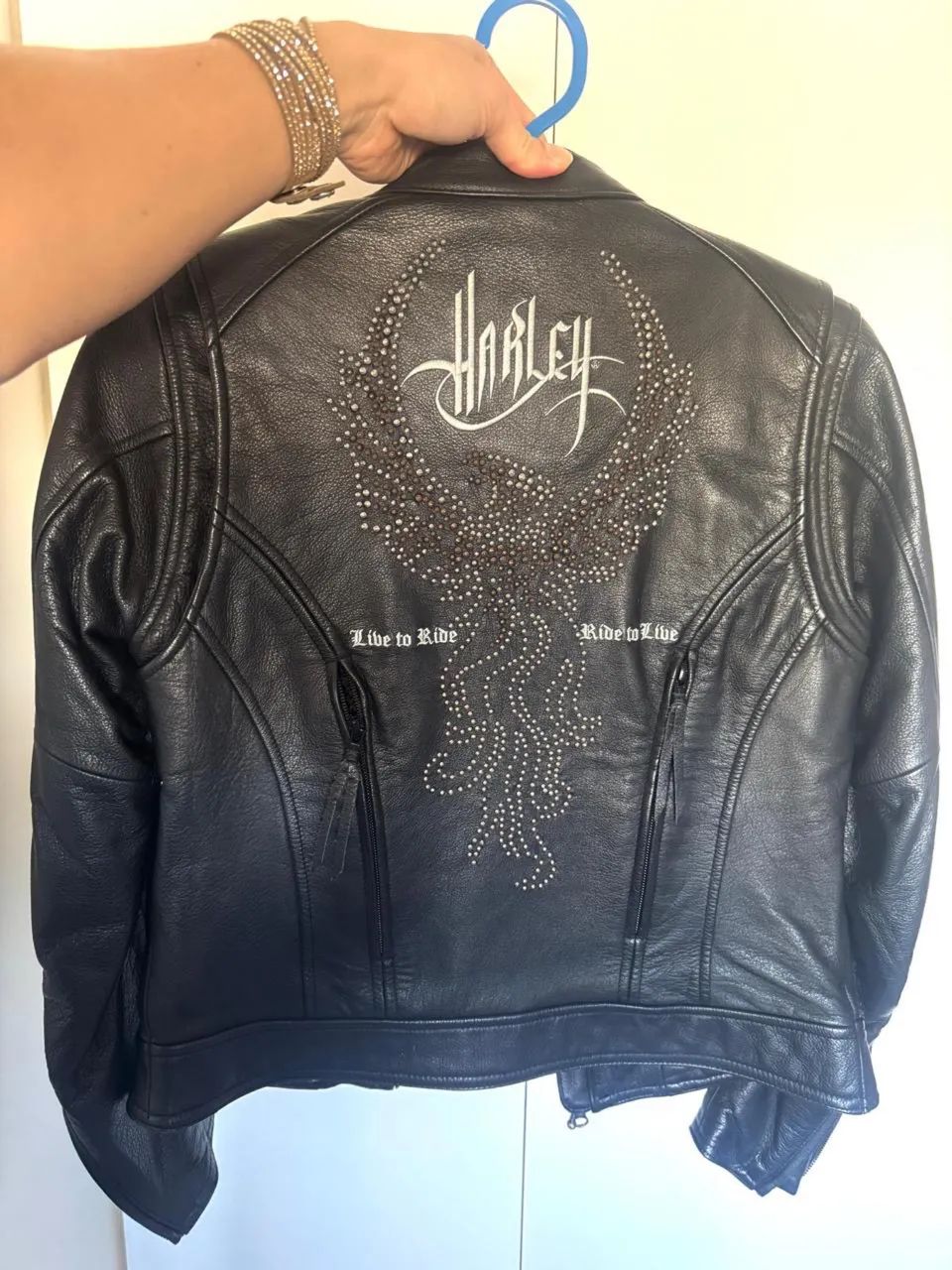 Jaqueta de couro feminina Harley Davidson - ORIGINAL