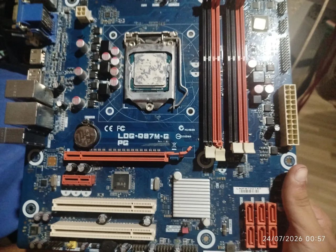 VENDO PLACA MÃE COM DEFEITO + INTEL I5 