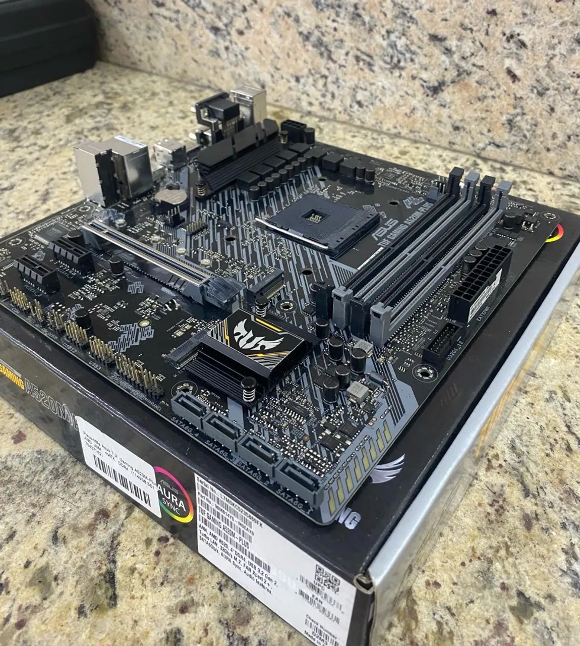  A520M Asus TUF Plus AM4 com Caixa - Foto 2