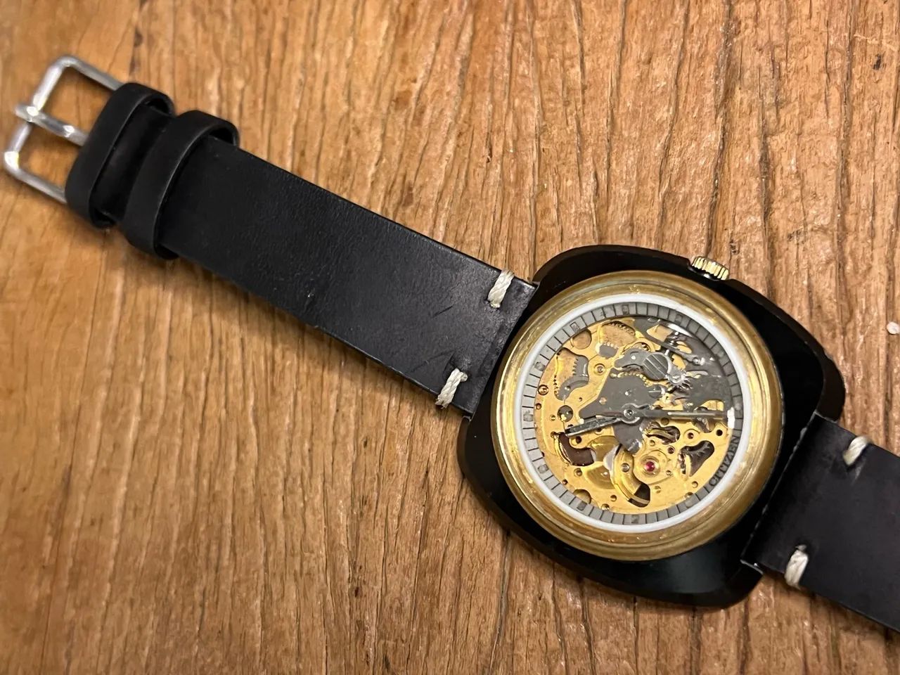 Relógio Citizen Vintage Skeleton Automático (Ref. 4-385241) - Foto 3