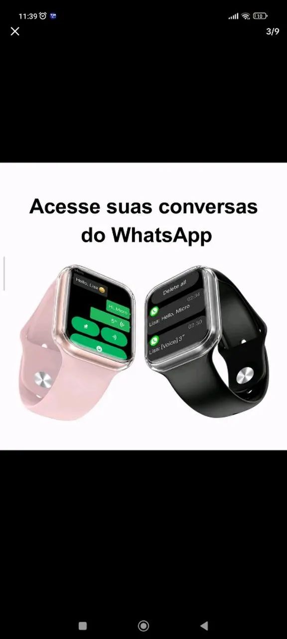Relógio smartwartch W11 - Foto 5