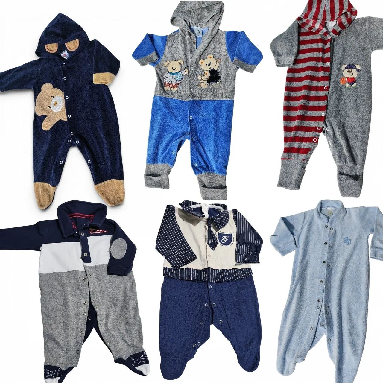 Macacões M e G para bebe - Foto 2