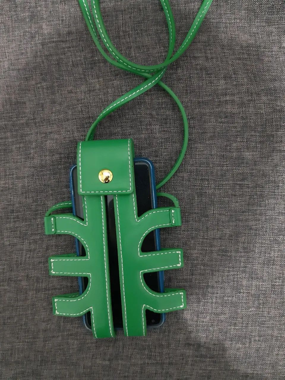 Bolsa para celular Jw Pei original couro vegano - Foto 3