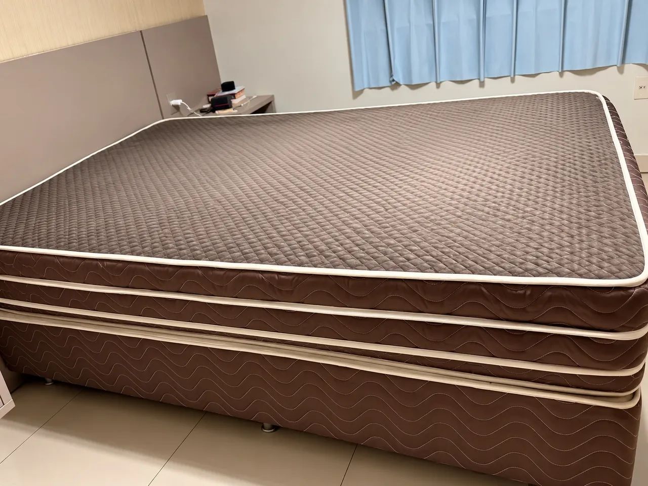 Cama box de casal 140x210 Espuma ortopédica D45