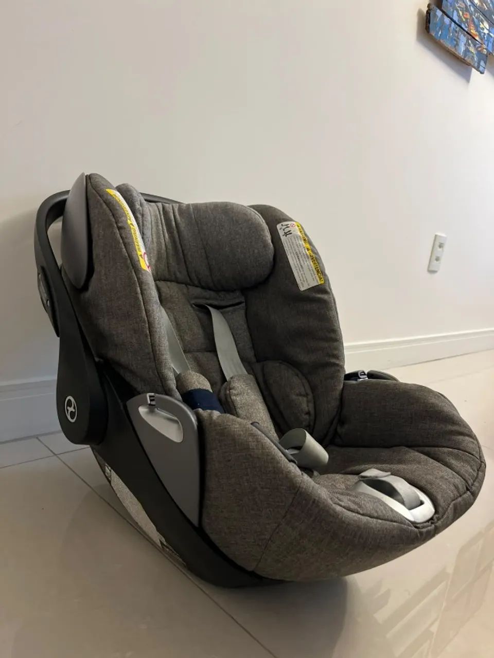Bebê Conforto Cybex Cloud Q Plus Platinum + Base com Perna de Apoio - Foto 2