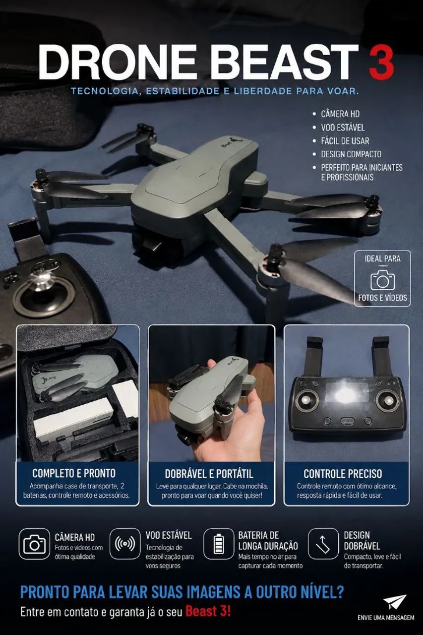 Drone Beast 3 à venda! ? - Foto 3