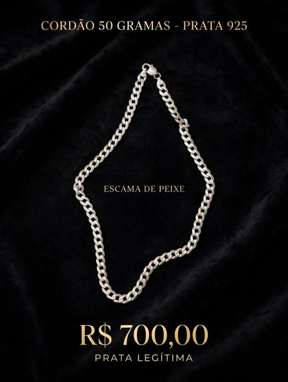 Cordão de prata 