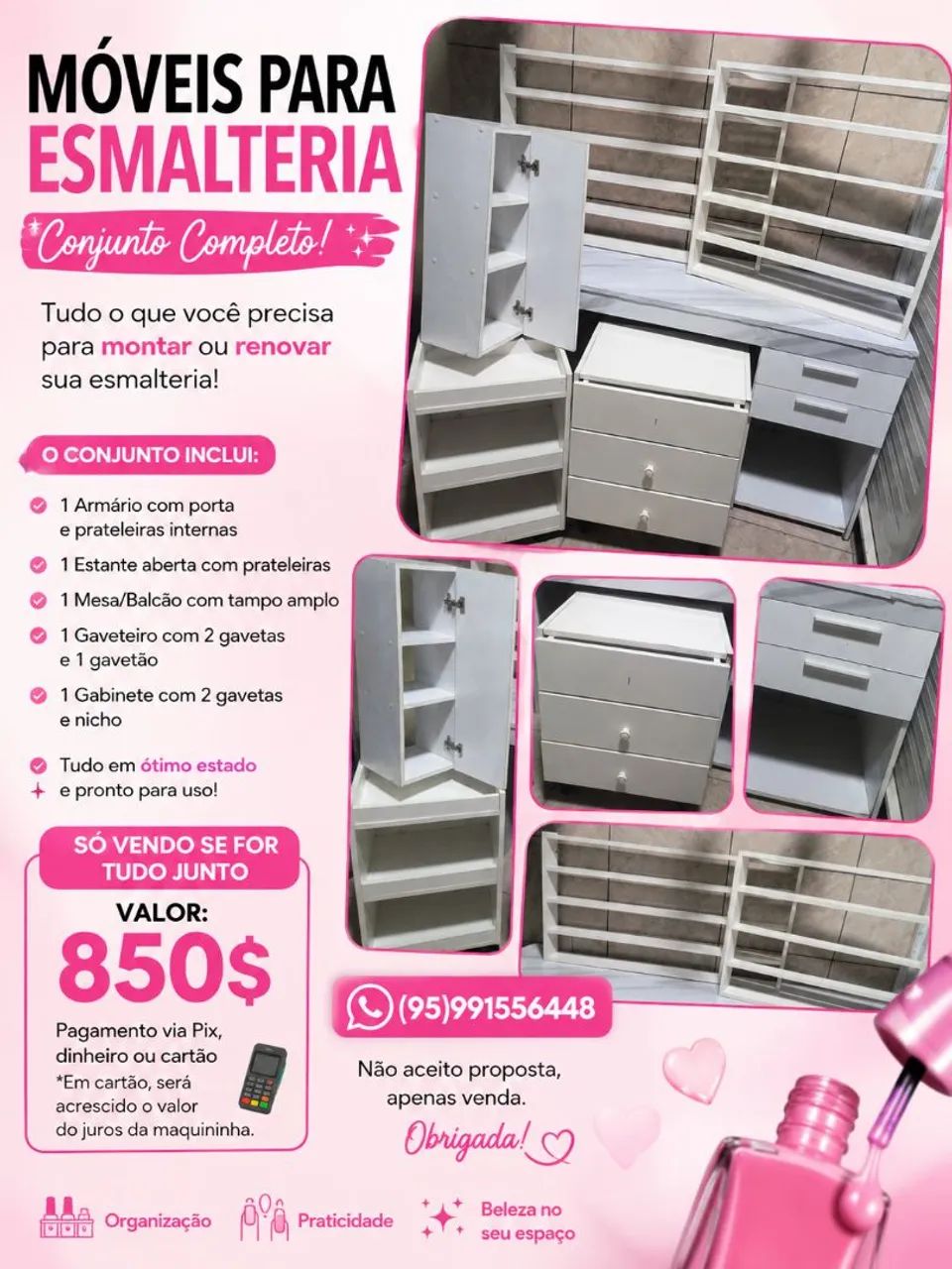 Móveis para salão, esmalteria  - Foto 2