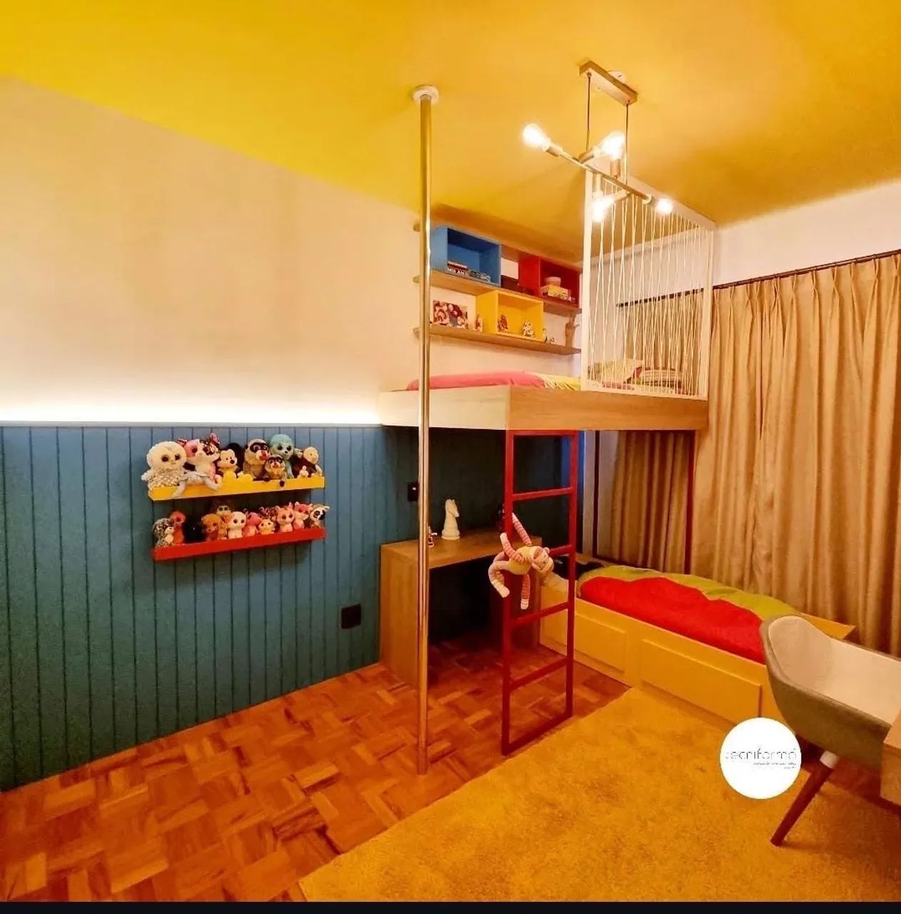 Cama suspensa infantil // quarto completo - Foto 2