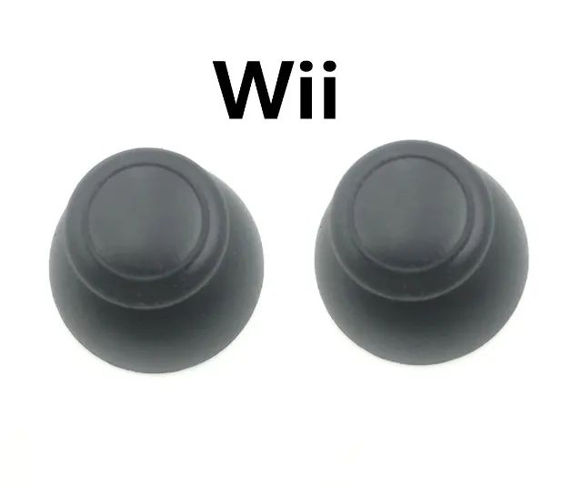 Par Capa Analógico 3D Nintendo Wii Thumbstick Thumb stick Nunchuck Classic Pro Joystick