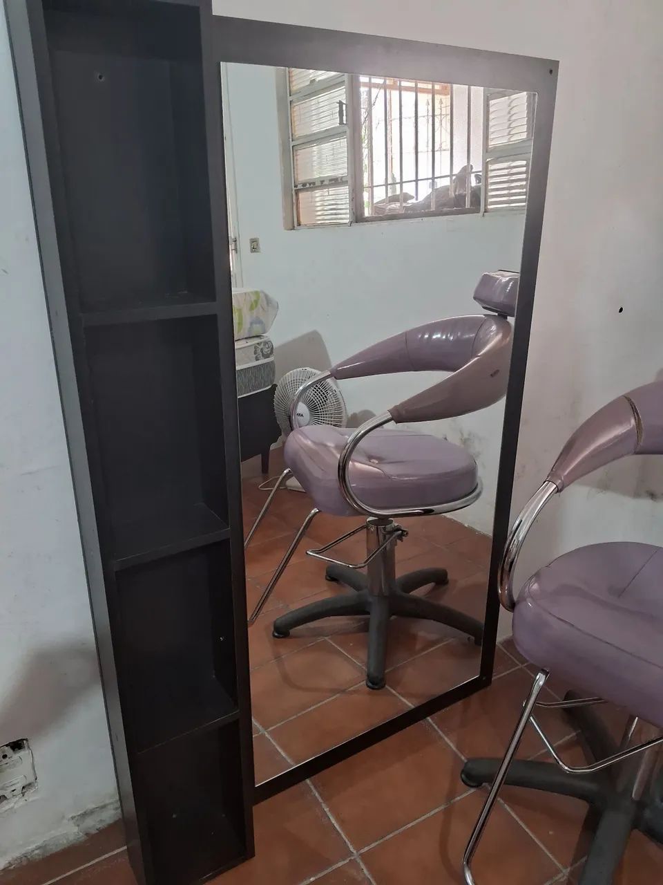 Espelho + cadeira salão e barbearia $200 - Foto 5