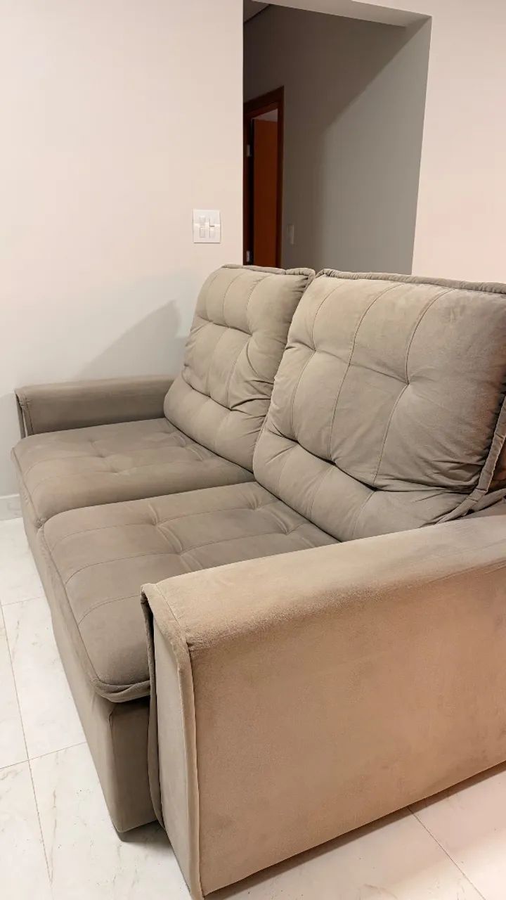 Sofá Retrátil - Pluma Decor