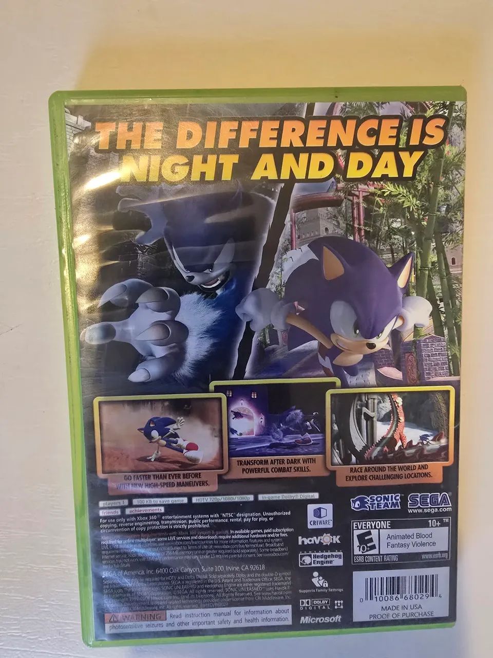 Sonic Unleashed Xbox 360 - Foto 2