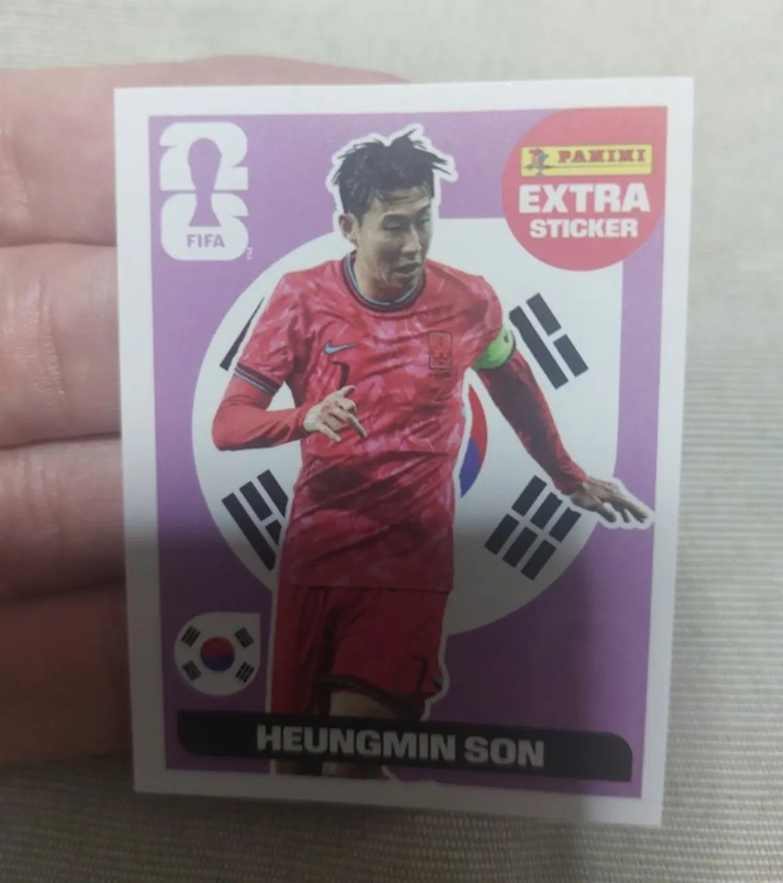 Figurinhas Legend Heungmin Son(Bordô e Prata) - Foto 3