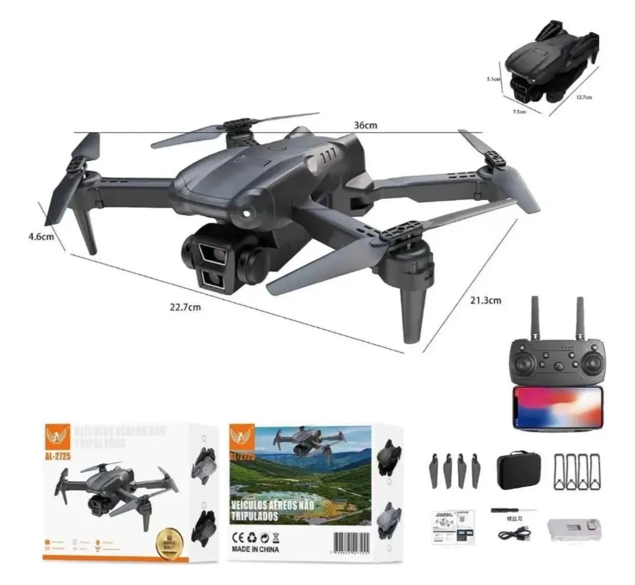Drone Altomex Pro Al-2725 - Foto 3