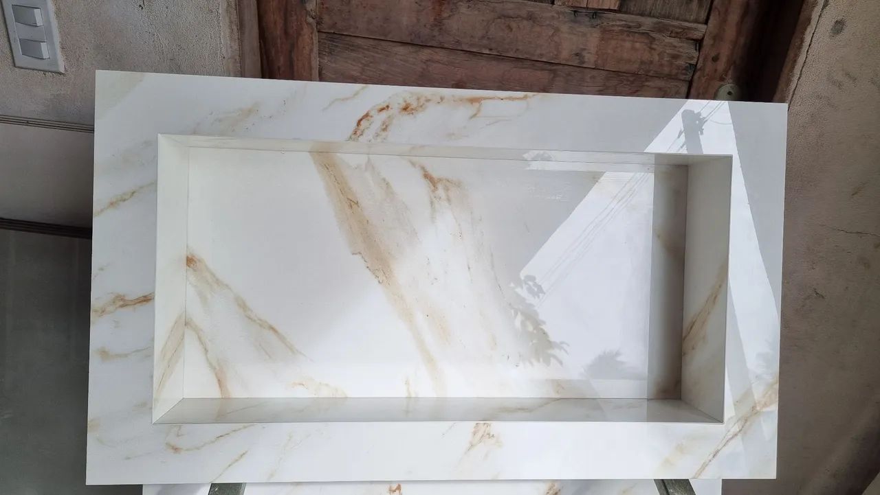 Nicho banheiro de porcelanato  - Foto 4