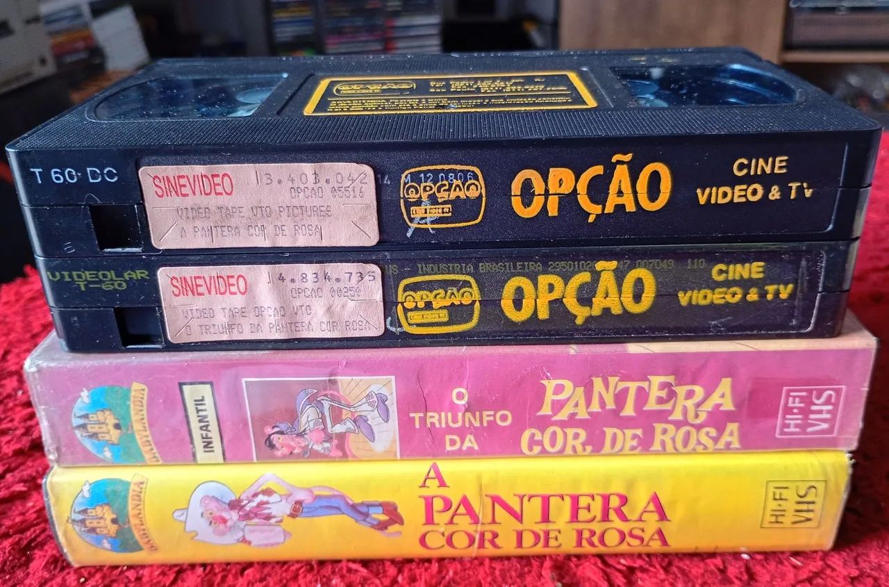 2 Fitas VHS A PANTERA COR DE ROSA 1 E 2 - Foto 3