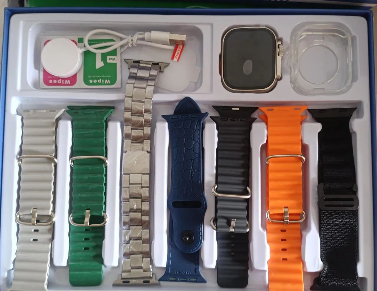 Smartwatch Relógio Ultra Pro Max Séries Com 7 pulseiras Atacado e Varejo - Foto 3