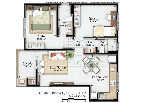 Apartamento à venda com 2 dormitórios em Vargem pequena, Florianópolis cod:76624 - Foto 12