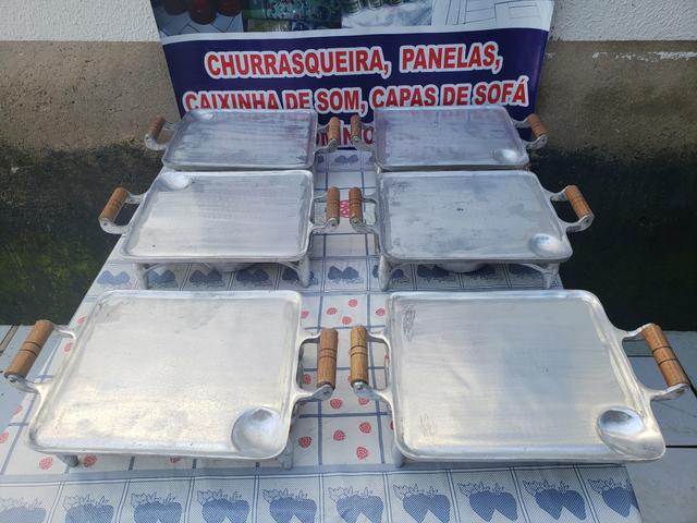 Picanheira de alumínio batido