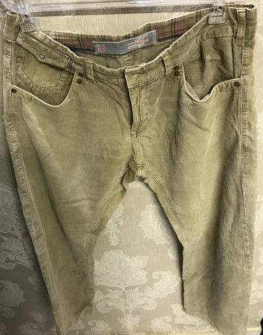 calça veludo cotele masculina
