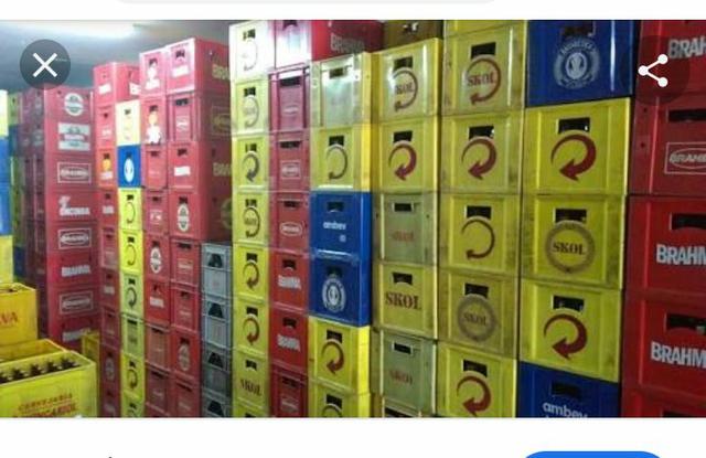 Caixas de cervejas de 600 ml