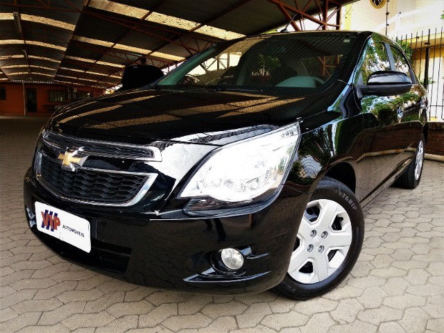 COBALT LT 1.8 FLEX 2014 PRETO, COMPLETO, ÚNICO DONO