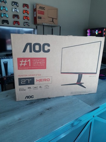 Monitor Gamer Aoc Hero 27 Polegadas Ips Wide 144 Hz Full Hd 1ms G Sync Hdmi Vga Computadores E Acessorios Setor Pedro Ludovico Goiania Olx