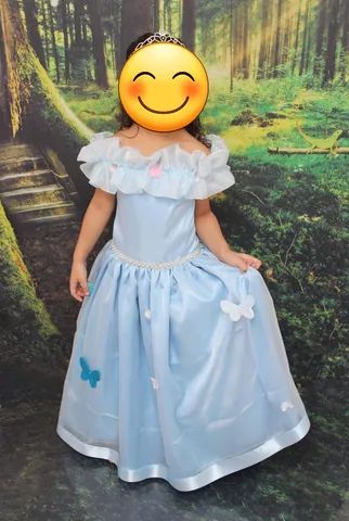 Vestido Infantil Cinderela - Luxo