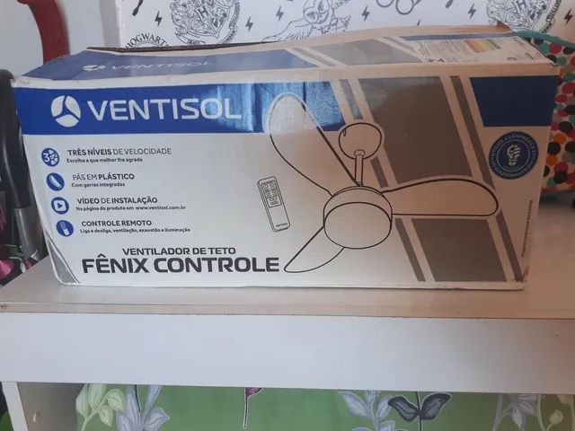 Ventilador de teto com controle remoto  - Foto 2