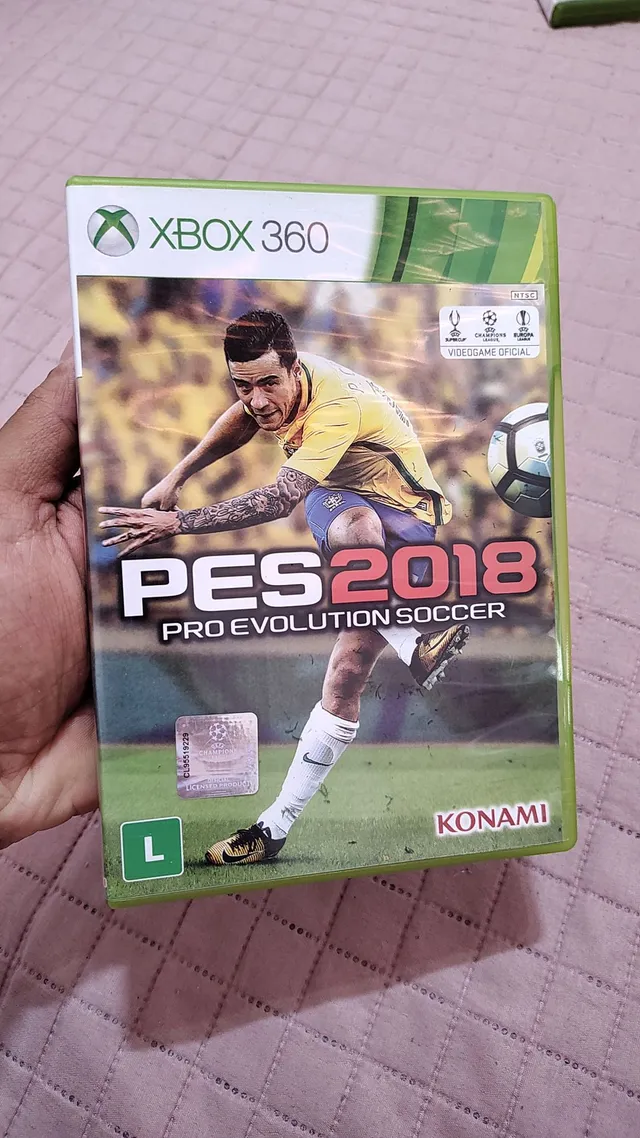 JOGO PES 2018 XBOX 360 USADO - TLGAMES