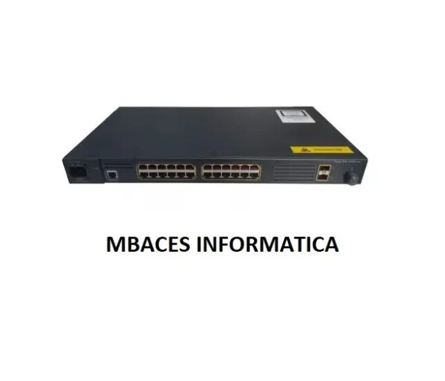 Switch Cisco Me-3400-24ts-a 24 Portas 10 100 +2 Sfp L2 Vpn C3 