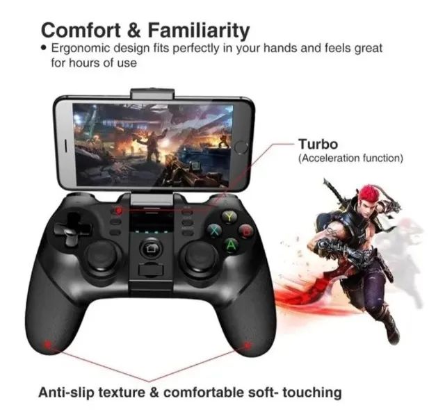 Controle Bluetooth Game para IOS, Android, PC, PS3.. - Ponto Mania