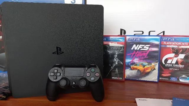 Ps4 Slim 1tb + De 90 Jogos Pouco Usado - Leia A Descrição