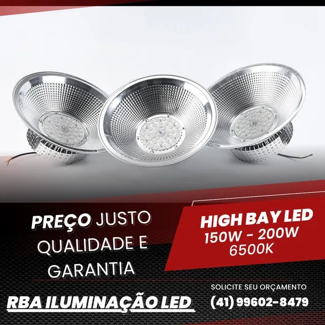 Iluminação industrial Barracão 150w 